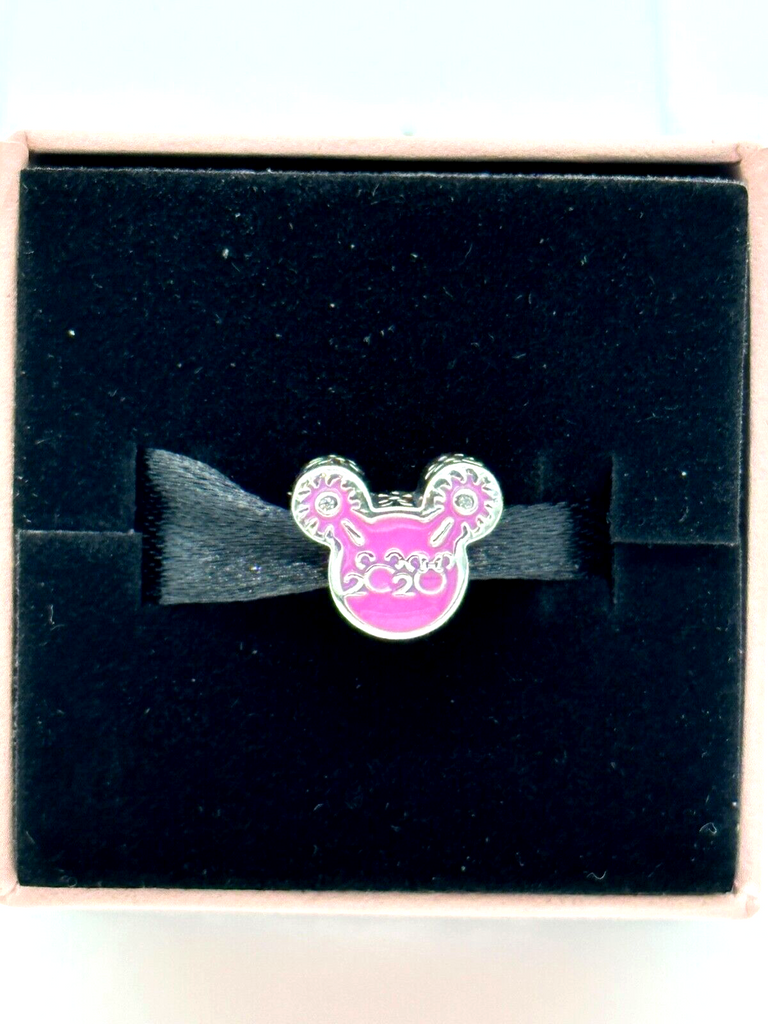Disney Parks Pandora Mickey Mouse Icon Pink Charm NIB 2020 Exclusive