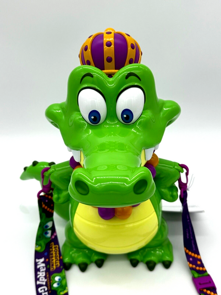 Universal Studios Mardi Gras Parade King Gator Popcorn Bucket Light Up 2024