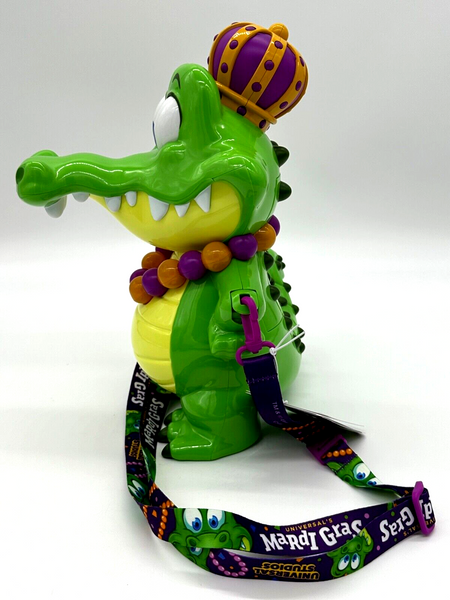 Universal Studios Mardi Gras Parade King Gator Popcorn Bucket Light Up 2024