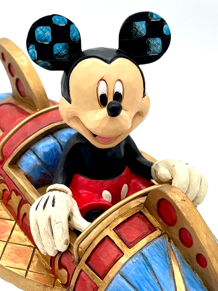 Disney Parks Jim Shore Mickey Astro Orbiter Statue WDW 50th Anniversary Figurine