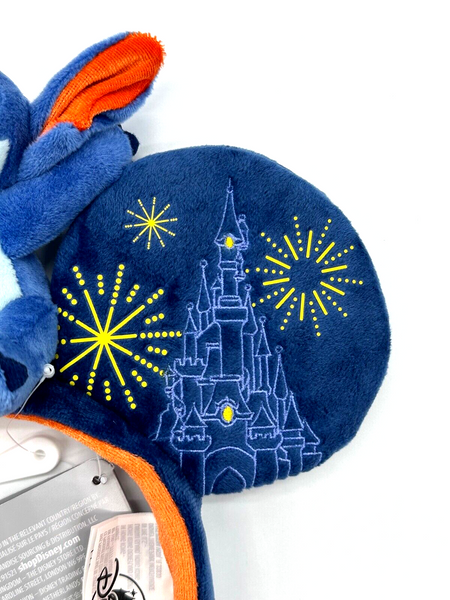 Disney Parks Disneyland Paris Stitch Minnie Mouse Ears Headband Plush NWT 2024