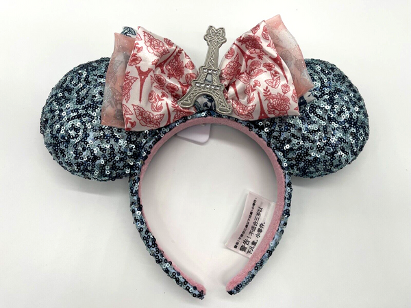 Disney Parks Epcot Paris France Eiffel Tower Minnie Mouse Ears Headband Toile