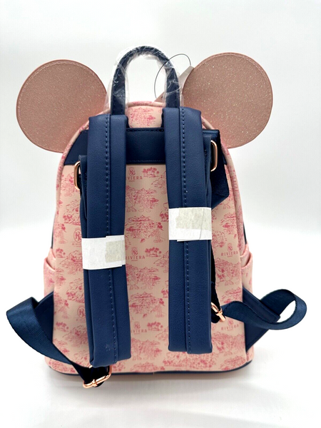 Disney Parks Riviera Resort Minnie Pink Backpack Loungefly DVC Vacation Club NWT