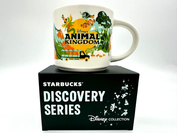 Disney Parks Starbucks Discovery Series Mug SET all 4 Parks EPCOT MK AK HS WDW