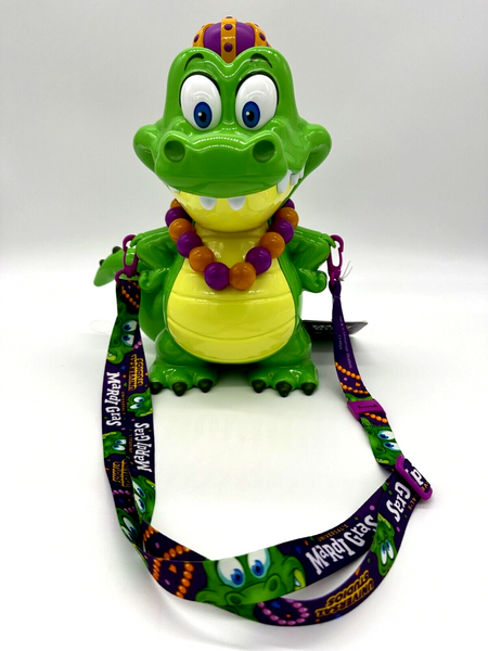 Universal Studios Mardi Gras Parade King Gator Popcorn Bucket Light Up 2024