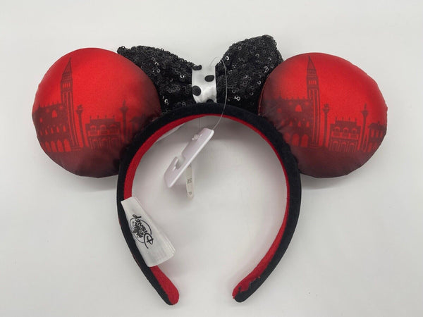 Disney Parks Ciao Bella EPCOT Italy Showcase Minnie Mouse Ears Headband 2021 NWT