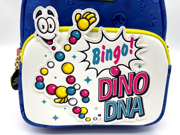 Universal Studios Dino Mr. DNA Jurassic Park Loungefly Mini Backpack 2022 NWT