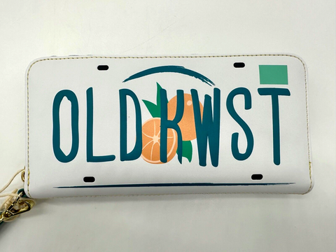 Disney Parks Old Key West Resort Loungefly Zip Wallet NWT License Plate DVC 2024