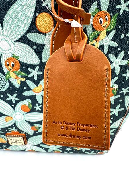 Disney Dooney and & Bourke Epcot Flower Garden Festival Orange Bird Tote Bag NWT