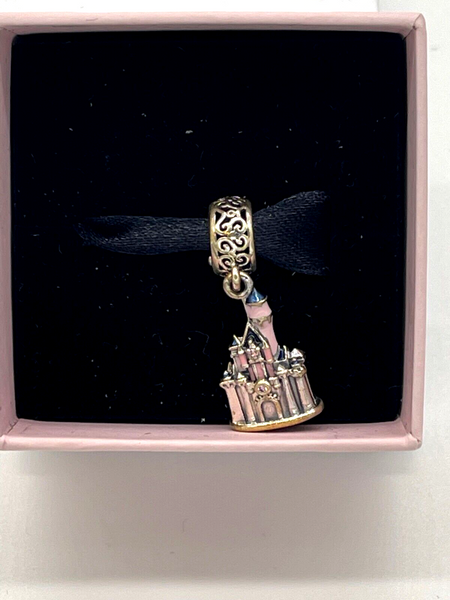 Disney Parks Pandora Disneyland Sleeping Beauty Castle Dangle Charm Exclusive DL