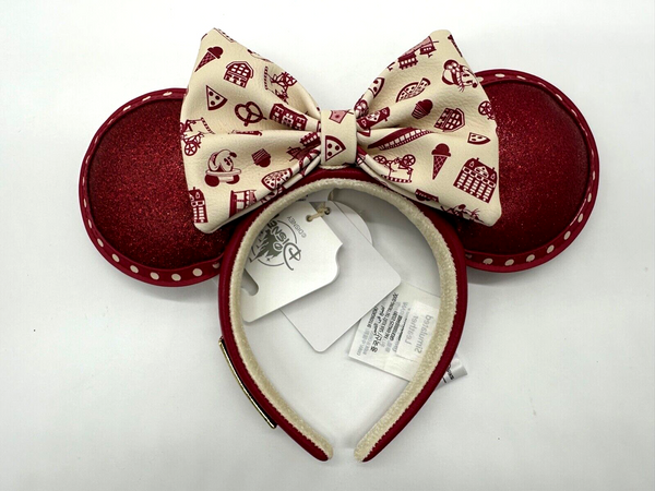 Disney Parks Boardwalk Resort Minnie Ears Headband Loungefly Glows Scented NWT