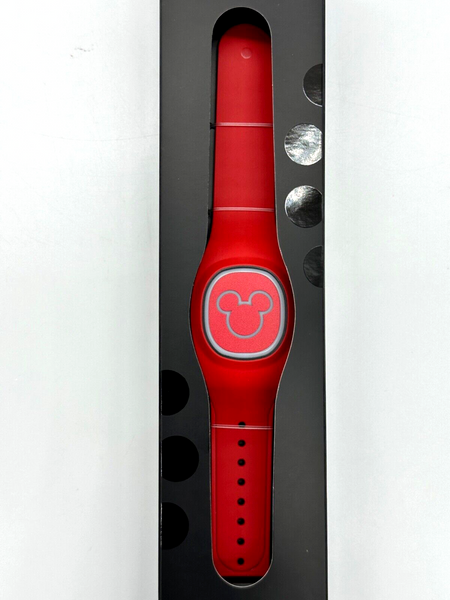 Disney Parks Red Magic Band + MagicBand+ Ready to Link Solid Color MB+ WDW DL