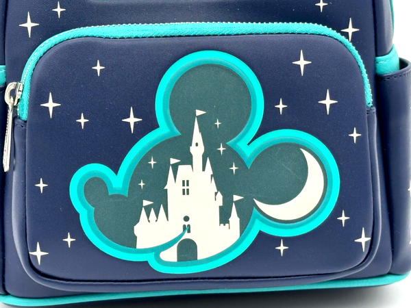 Disney Parks Vacation Club Member Loungefly Backpack DVC Mickey Icon Castle GITDp