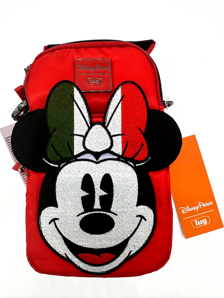 Disney Parks Lug Epcot Italy Minnie Mouse Skeeter Mini Convertable Crossbody Bag