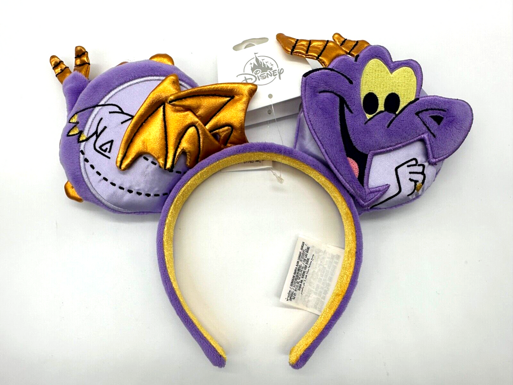 Disney Parks Figment Journey Imagination Plush Minnie Ears