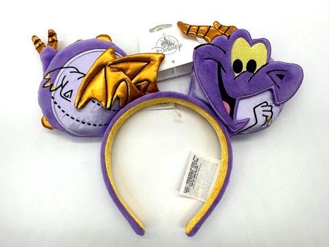 Disney Parks Figment Journey Imagination Plush Minnie Ears Headband NWT 2023