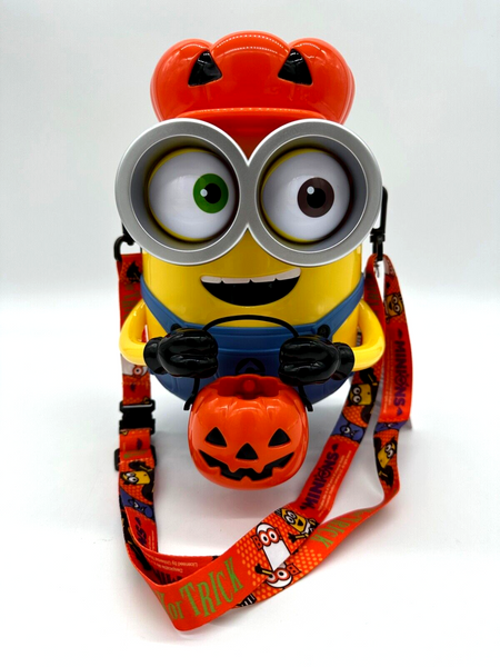 Universal Studios Minion Popcorn Bucket Halloween Pumpkin Trick or Treat 2023 Minions