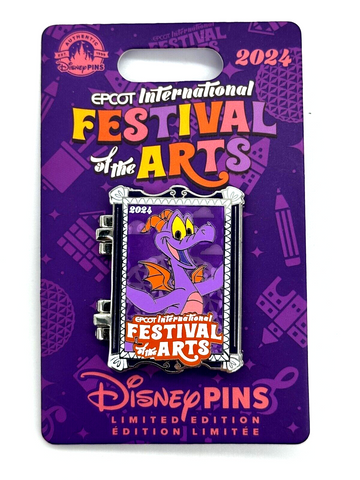 Disney Parks Figment Frame Hinged Pin Festival Of The Arts EPCOT LE NWT 2024