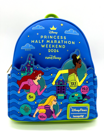 2024 RunDisney Princess Half Marathon Loungefly Mini Backpack WDW NWT Rapunzel
