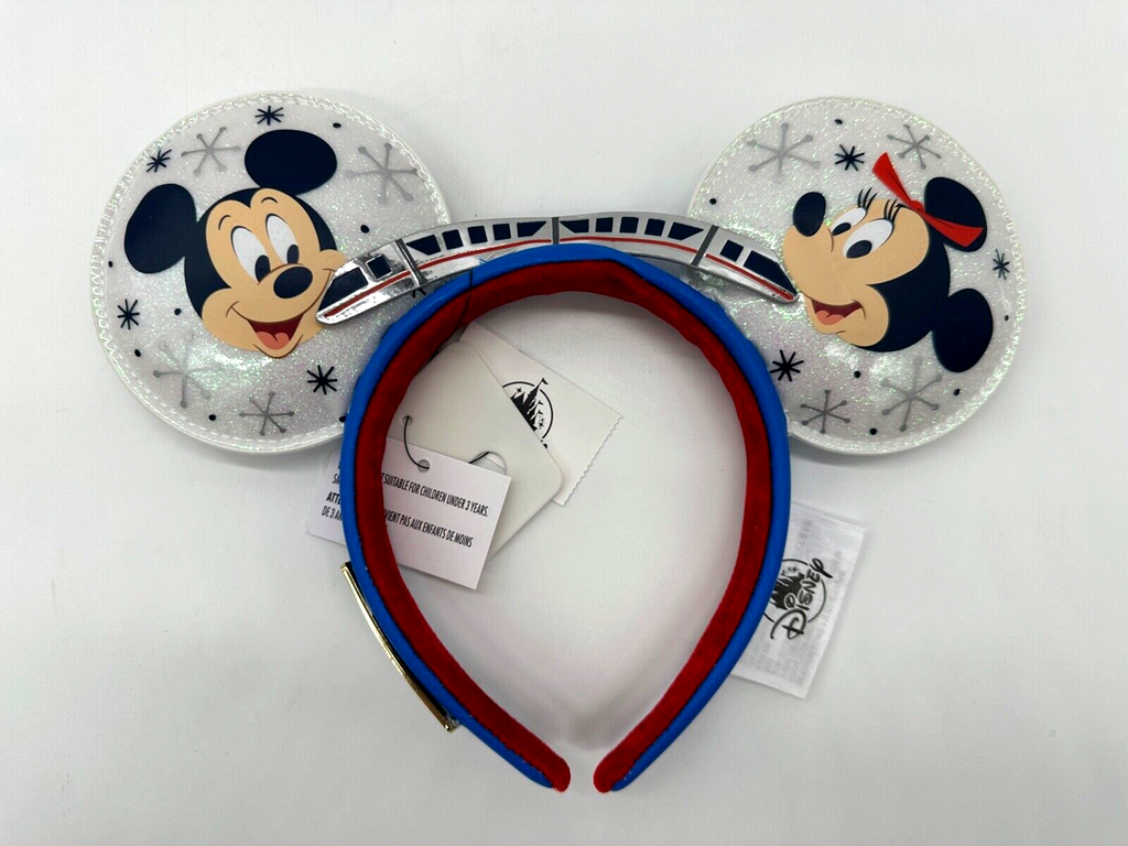 Disney Parks Contemporary Resort Minnie Ears Headband 50th Anniversary WDW NWT