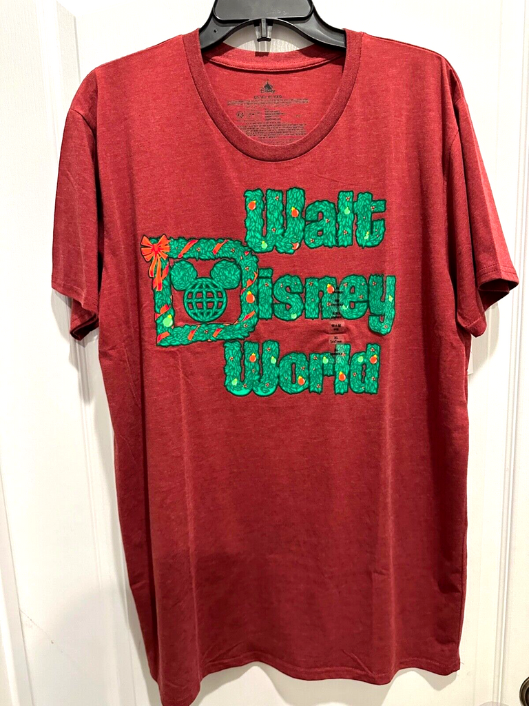 Disney Parks Walt Disney World Logo Holiday Christmas T Shirt XL WDW H –  Shop Theme Parks