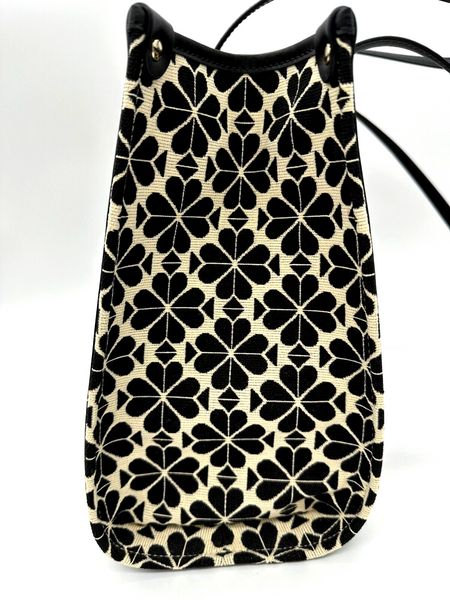 Disney X Kate Spade Mickey Minnie Mouse Flower Jacquard Tote Bag Medium 100 NWT