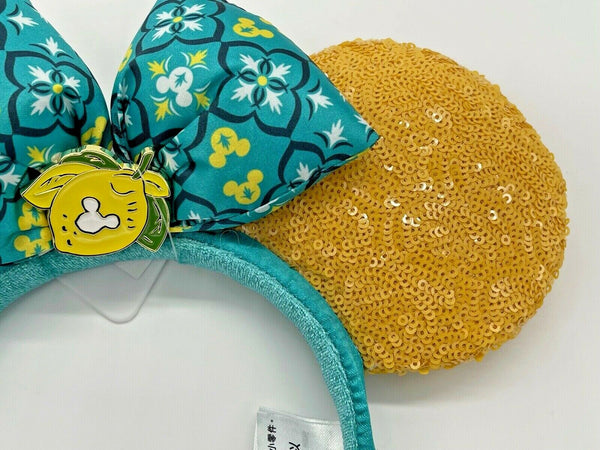 Disney Parks Limoncello Epcot Italy Pavilion Minnie Ears Headband Lemon NWT 2022