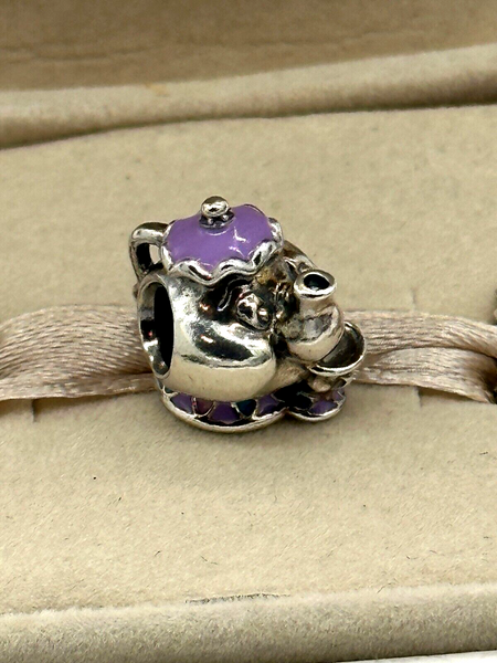 Disney Parks Pandora Mrs Potts Chip Charm Beauty and the Beast Exclusive NIB