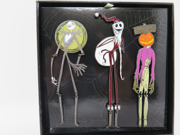 Nightmare Before Christmas 25th Anniversary Jack Skellington Jumbo Pin set LE 1500